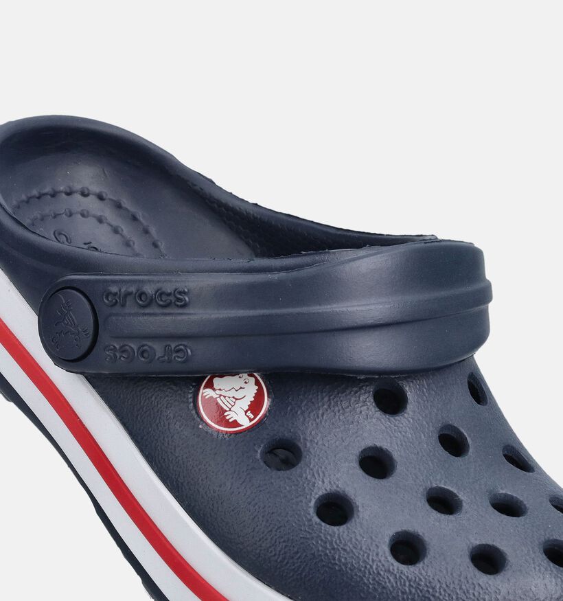 Crocs Crocband Claquettes en Bleu fonc&eacute; pour filles, gar&ccedil;ons (371010)