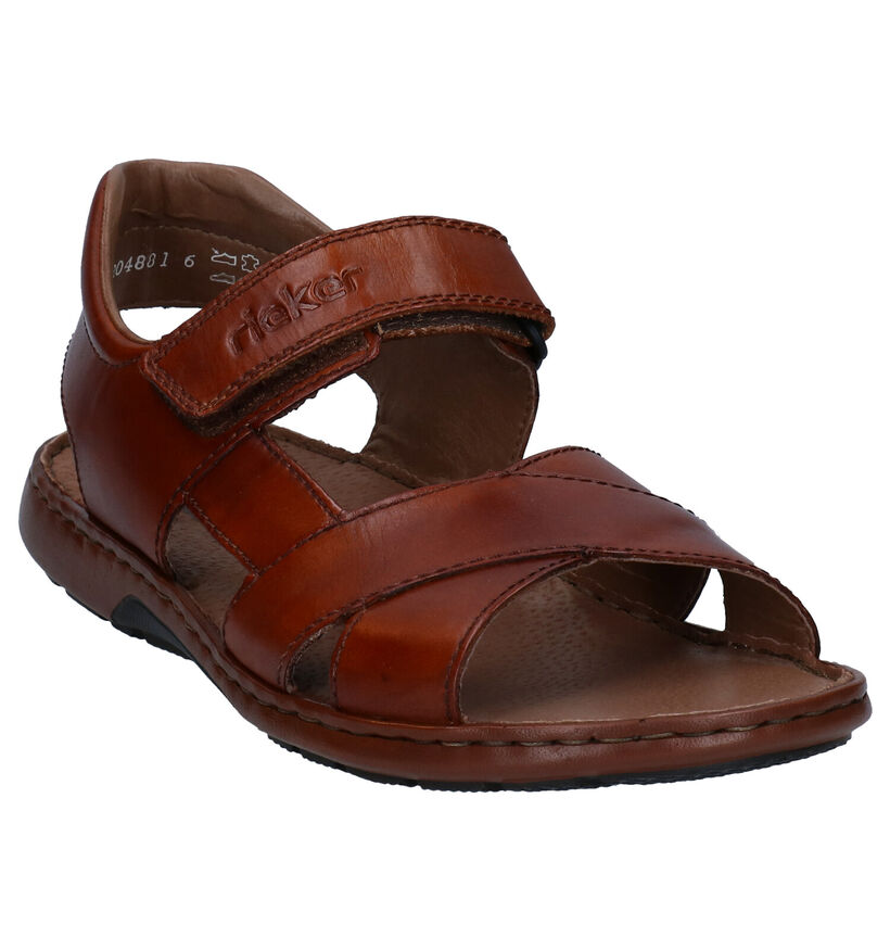 Rieker Sandales en Cognac pour hommes (339201)