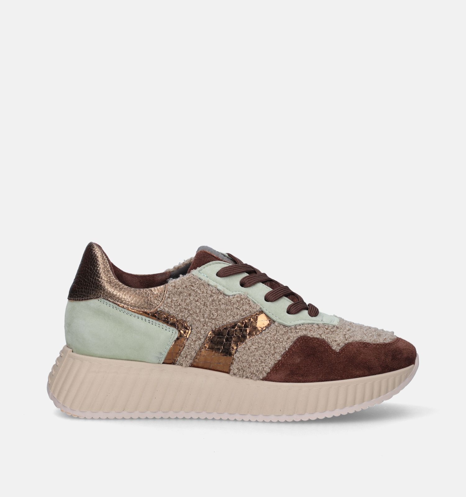 Softwaves Bruine Sneakers Dames Sneakers Online op TORFS.BE