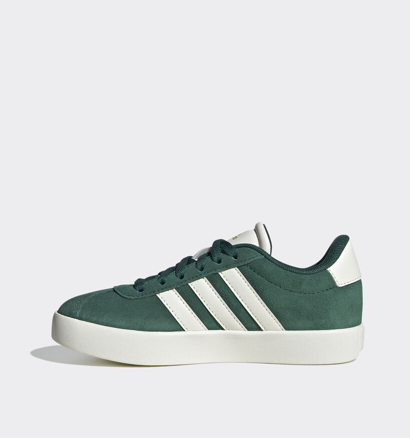 adidas VL Court 3.0 Groene Sneakers voor jongens, meisjes (343222)