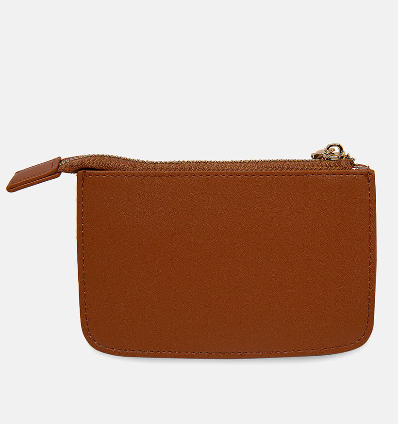 Laurent David Celine Porte-monnaie zippé en Cognac pour femmes (358030)