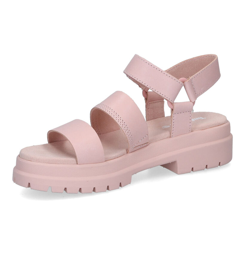 Timberland London Vibe Roze Sandalen in leer (303763)