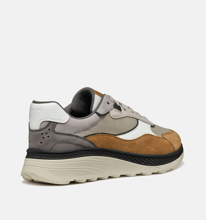 Geox Spherica Actif X1 Chaussures à lacets en Cognac pour hommes (353852) - pour semelles orthopédiques