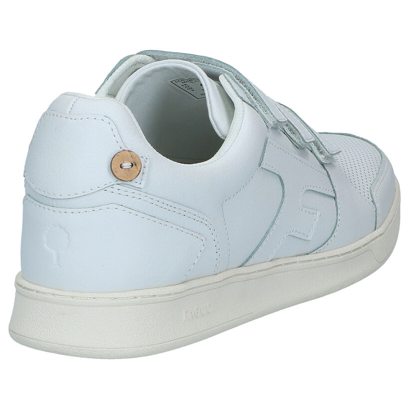 Faguo Hazel Witte Sneakers in leer (289031)