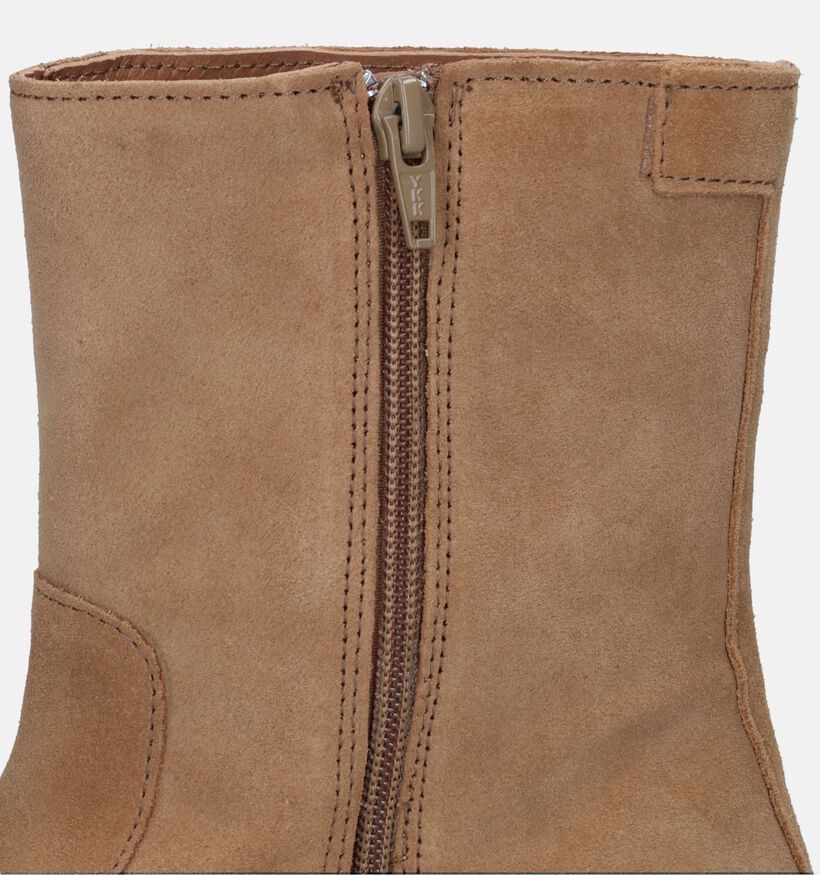 Tango Romy Camel Enkellaarsjes met hak voor dames (329207)