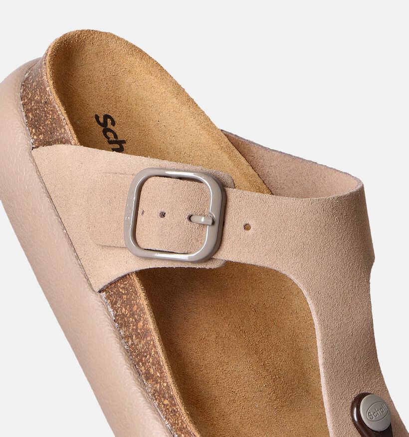 Scholl Anais Chunky Teenslippers Beige voor dames (357562)