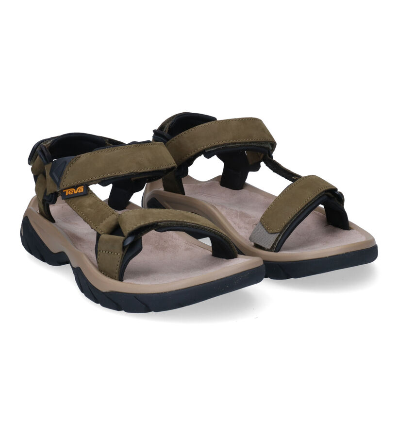 Teva Terra Sandales en Camel en nubuck (321947)