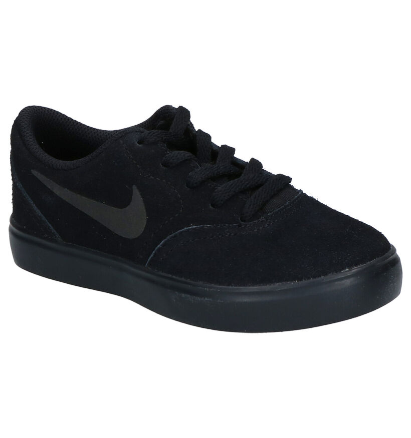 Nike SB Check Zwarte Sneakers in daim (254086)