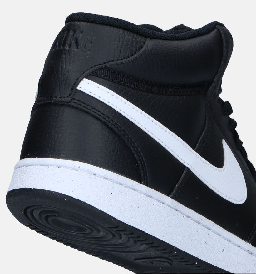 Nike Court Vision Mid Next Nature Zwarte sneakers voor heren (332319)