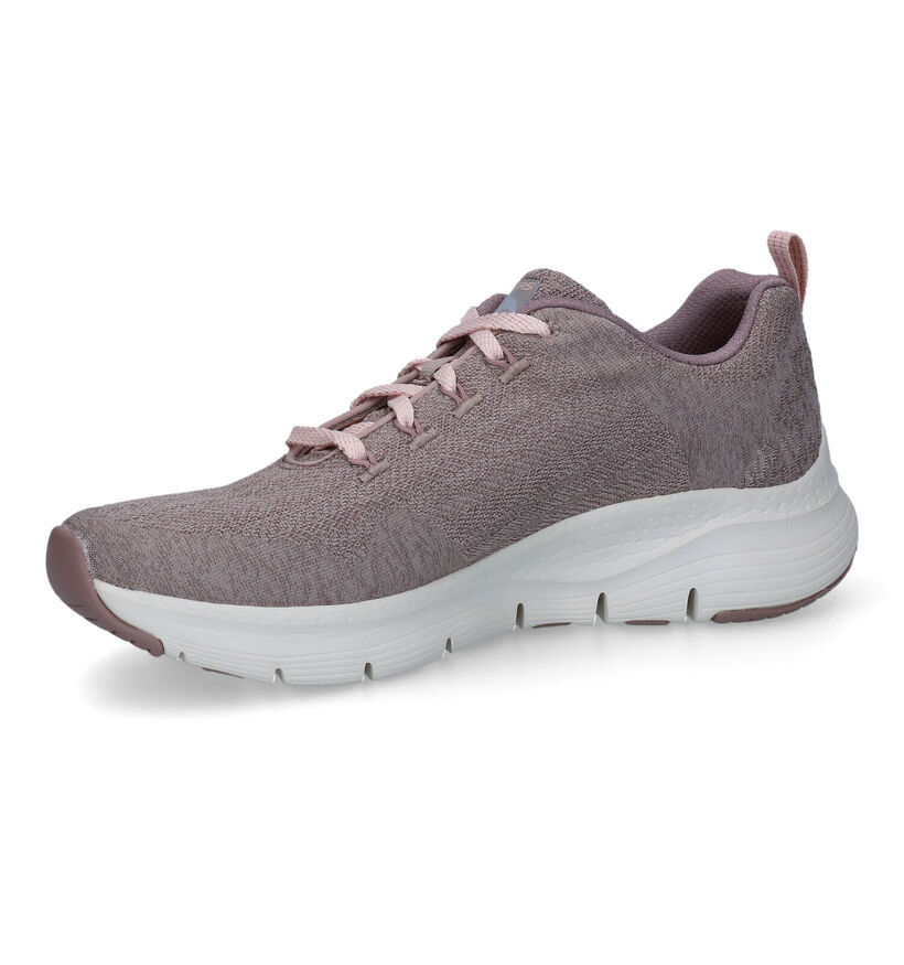Skechers Arch Fit Comfy Wave Blauwe Sneakers voor dames (310701) - geschikt voor steunzolen