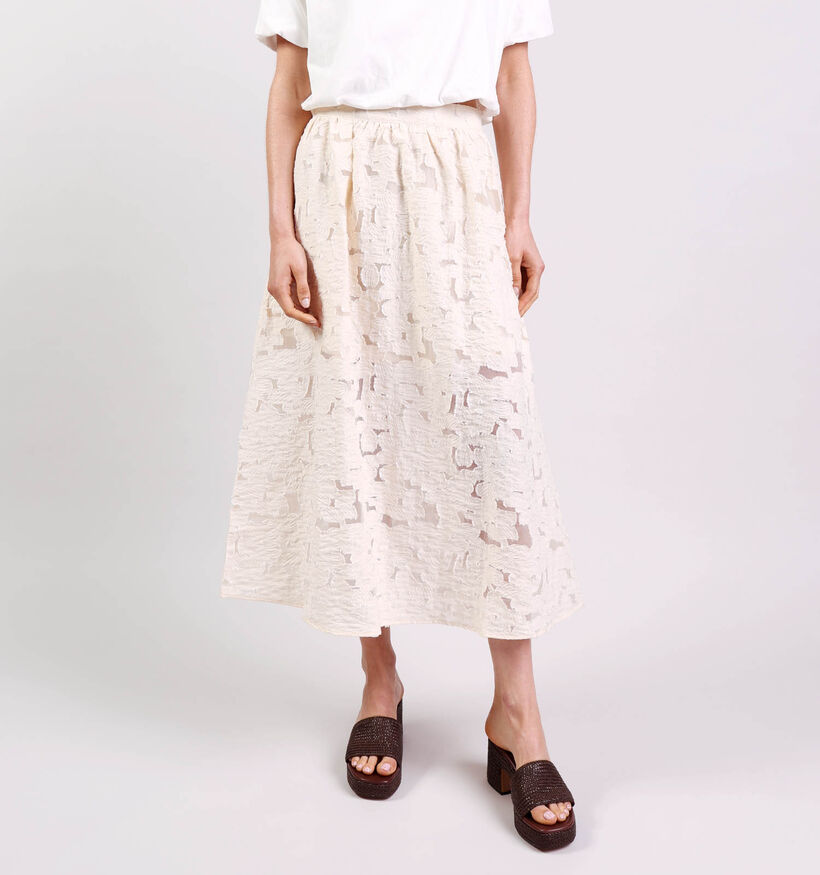 JDY Gemma Beige Midi-Rok voor dames (373903)