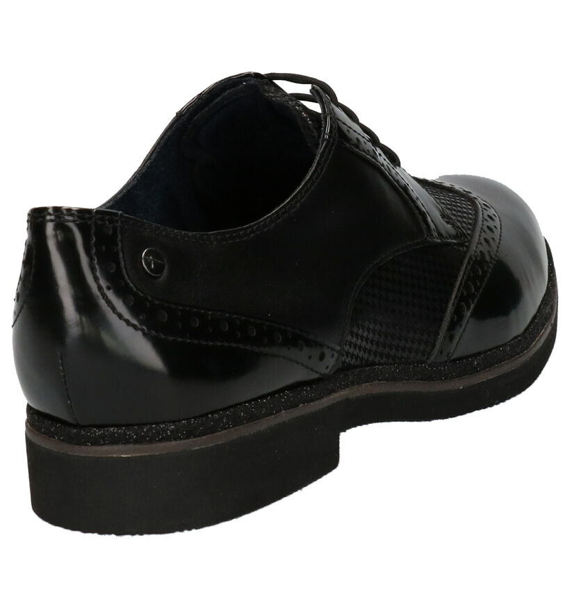 Tamaris TOUCH it Chaussures à lacets en Noir en simili cuir (253066)