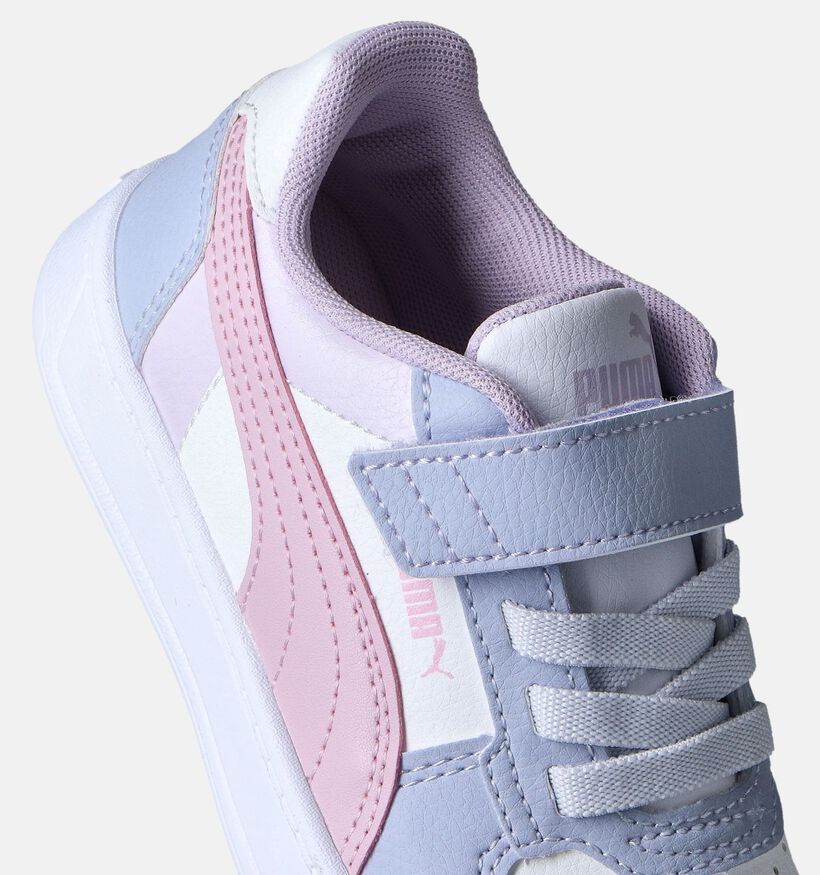 Puma Caven 2.0 block AC Lila Sneakers voor jongens, meisjes (350387) - geschikt voor steunzolen