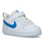 Nike Court Borough Witte Sneakers voor jongens, meisjes (334218)