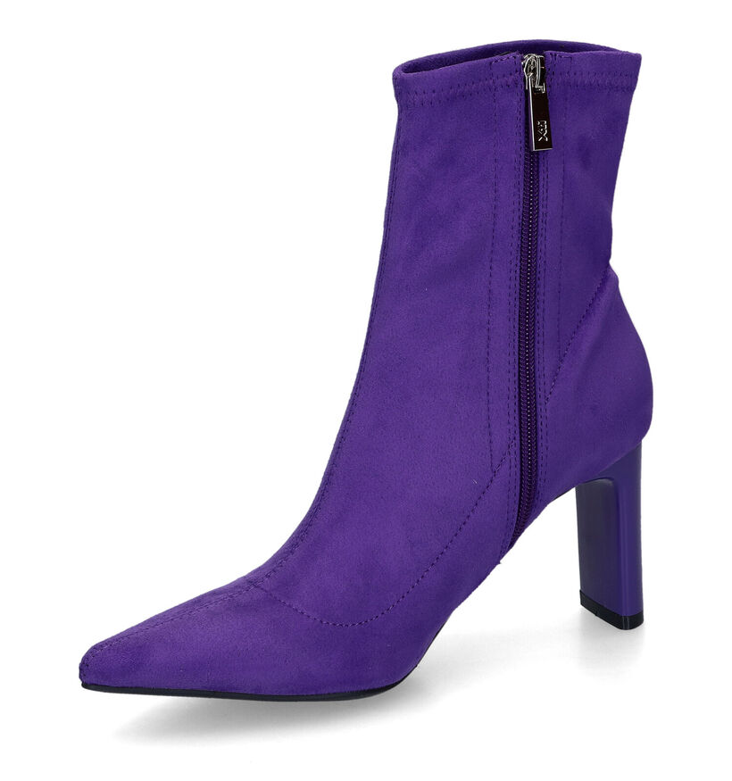 Xti Bottines à talons en Violet foncé pour femmes (319878)