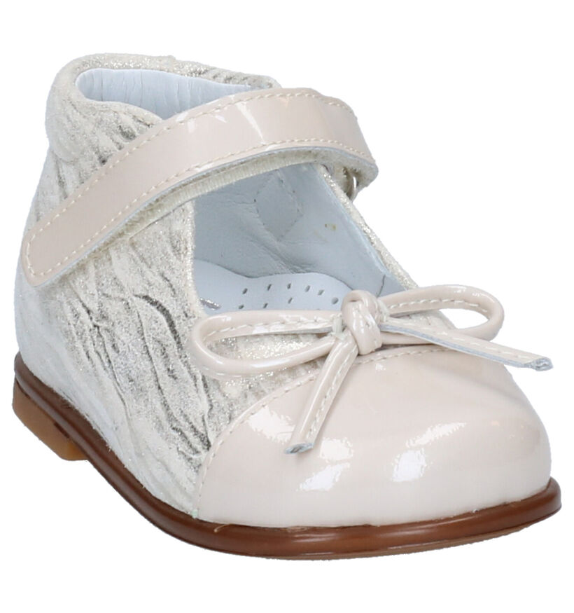 Beberlis Chaussures pour bébé en Beige clair en nubuck (273015)