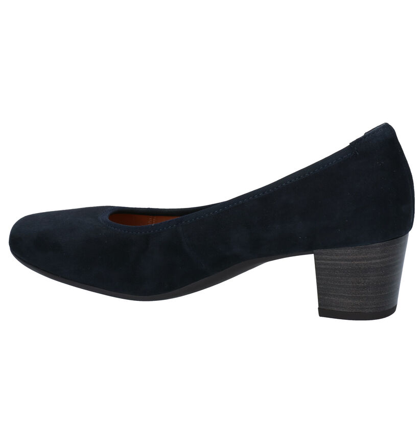 Gabor Best Fitting Escarpins en Bleu en nubuck (282278)