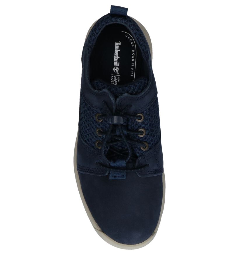 Timberland Flyroam Chaussures basses en Bleu foncé en cuir (212186)