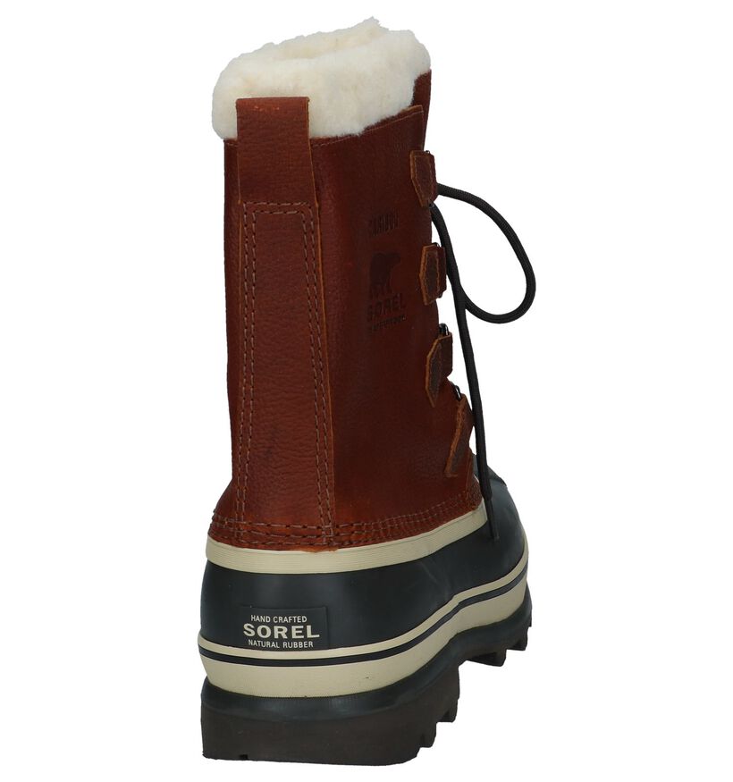 Sorel Caribou Bottes de Neige en Marron en cuir (252850)