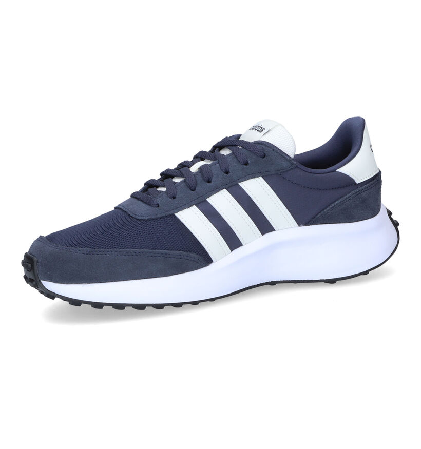 adidas Run 70S Baskets en Noir en daim (302028)