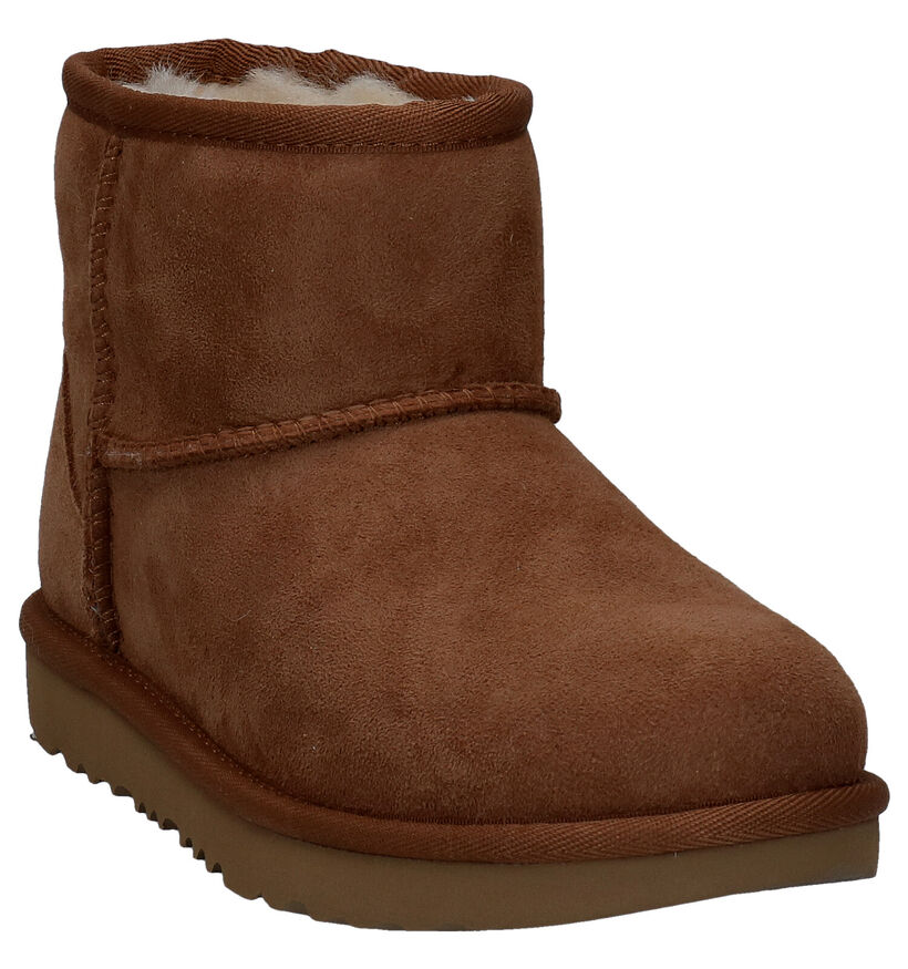 UGG Classic Bottes en Cognac en nubuck (278807)