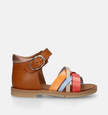 STONES and BONES Sandales Cognac/Rose