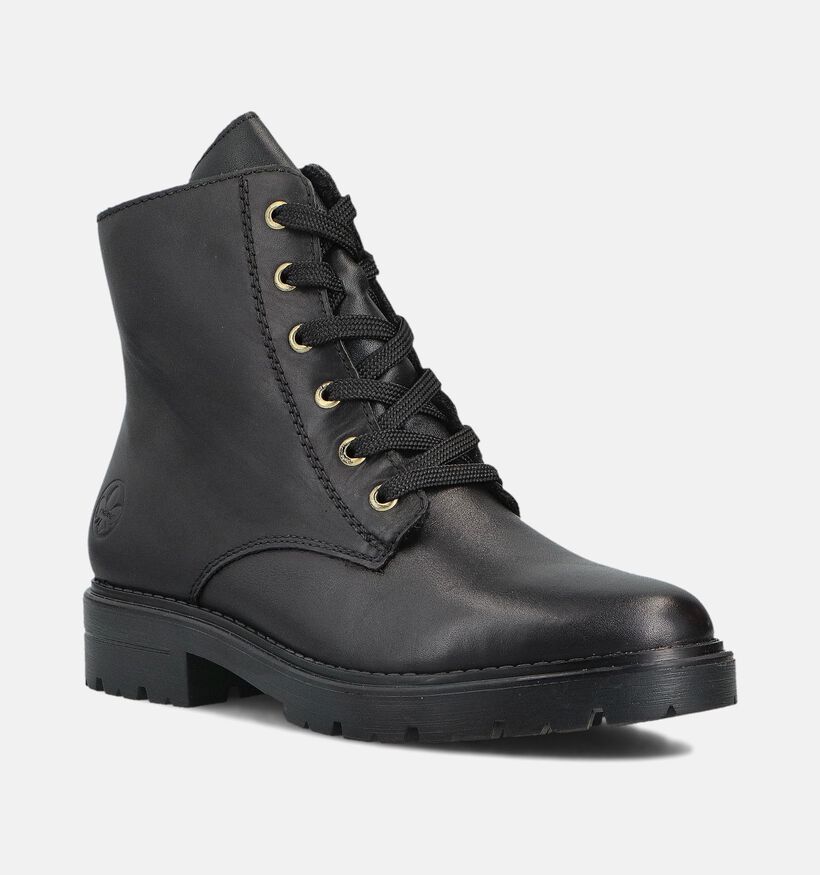 Rieker Boots à lacets en Noir pour femmes (363533)