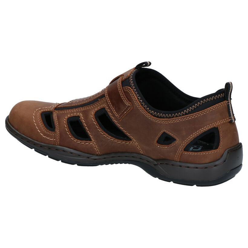 Rieker Bruine Sandalen in leer (287029)