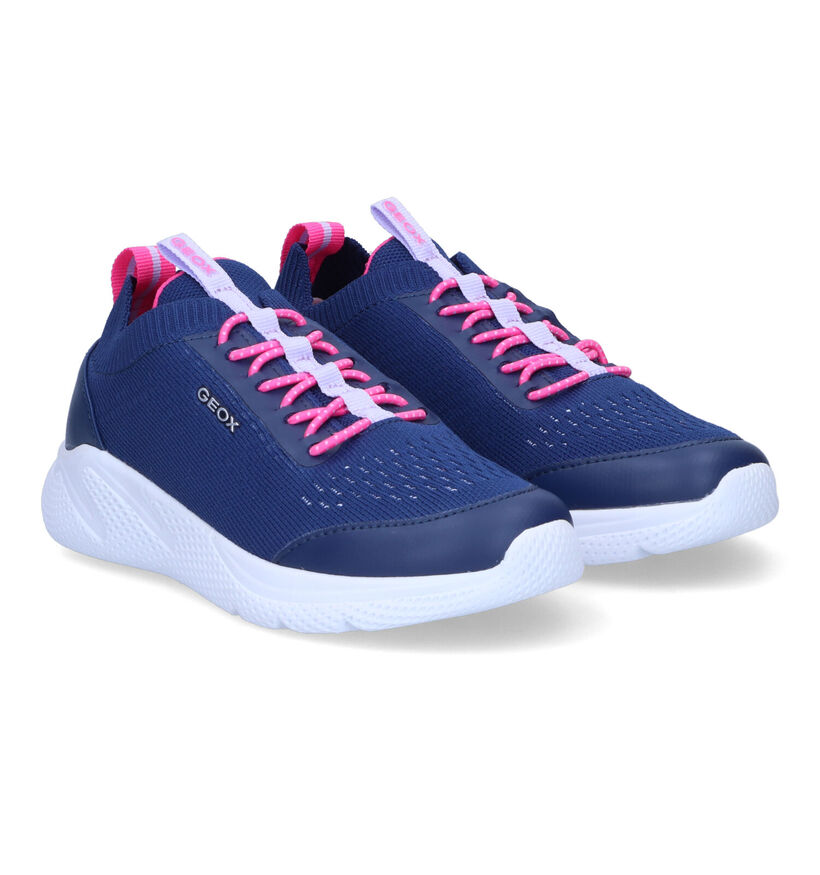 Geox Sprintye Baskets en Rosé Fuchsia en synthétique (311011)