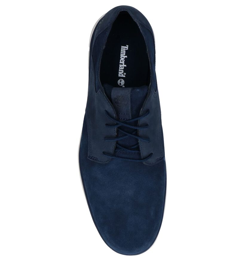 Timberland Bradstreet Chaussures à lacets en Bleu foncé en daim (240529)