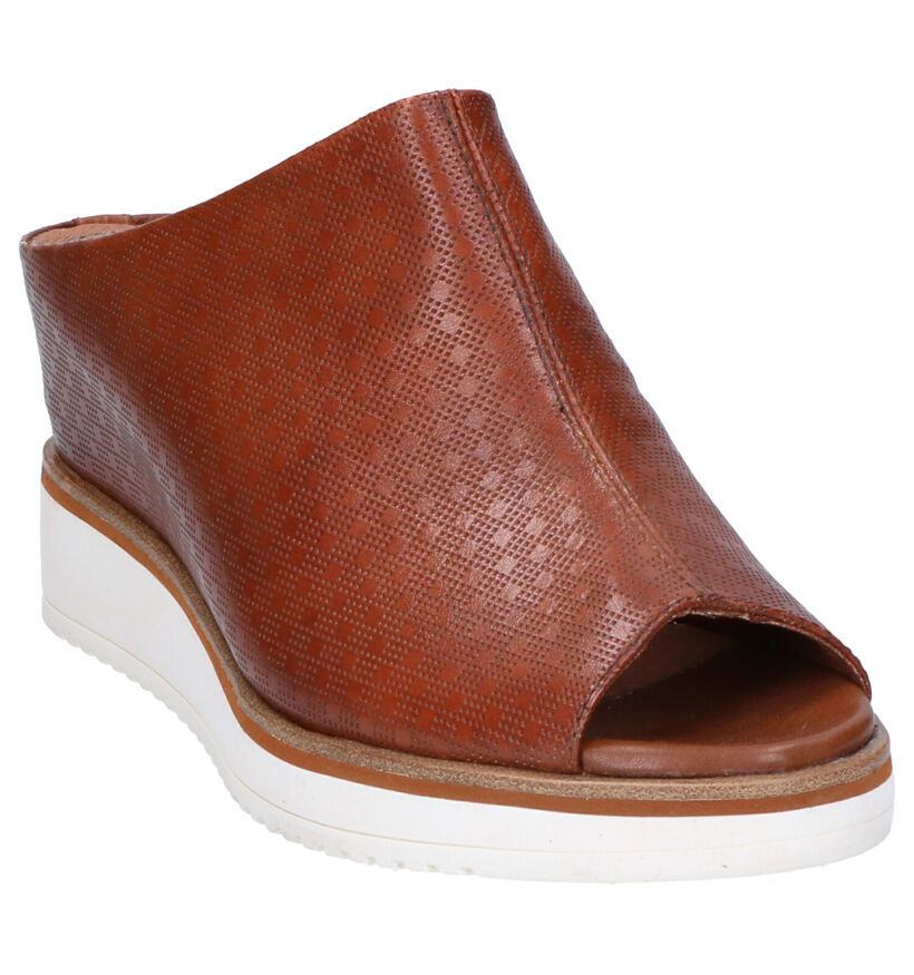 Tamaris Cognac Muiltjes in leer (269788)