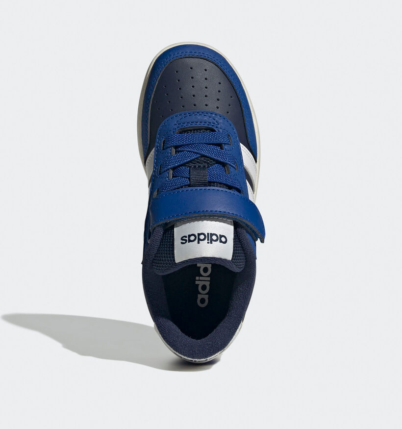 adidas Breakbase Zwart/Blauwe Sneakers voor jongens, meisjes (359619) - geschikt voor steunzolen