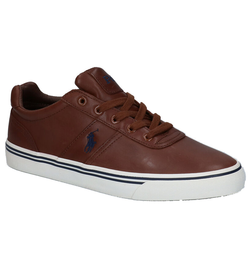 Polo Ralph Lauren Hanford Witte Sneakers in leer (290677)