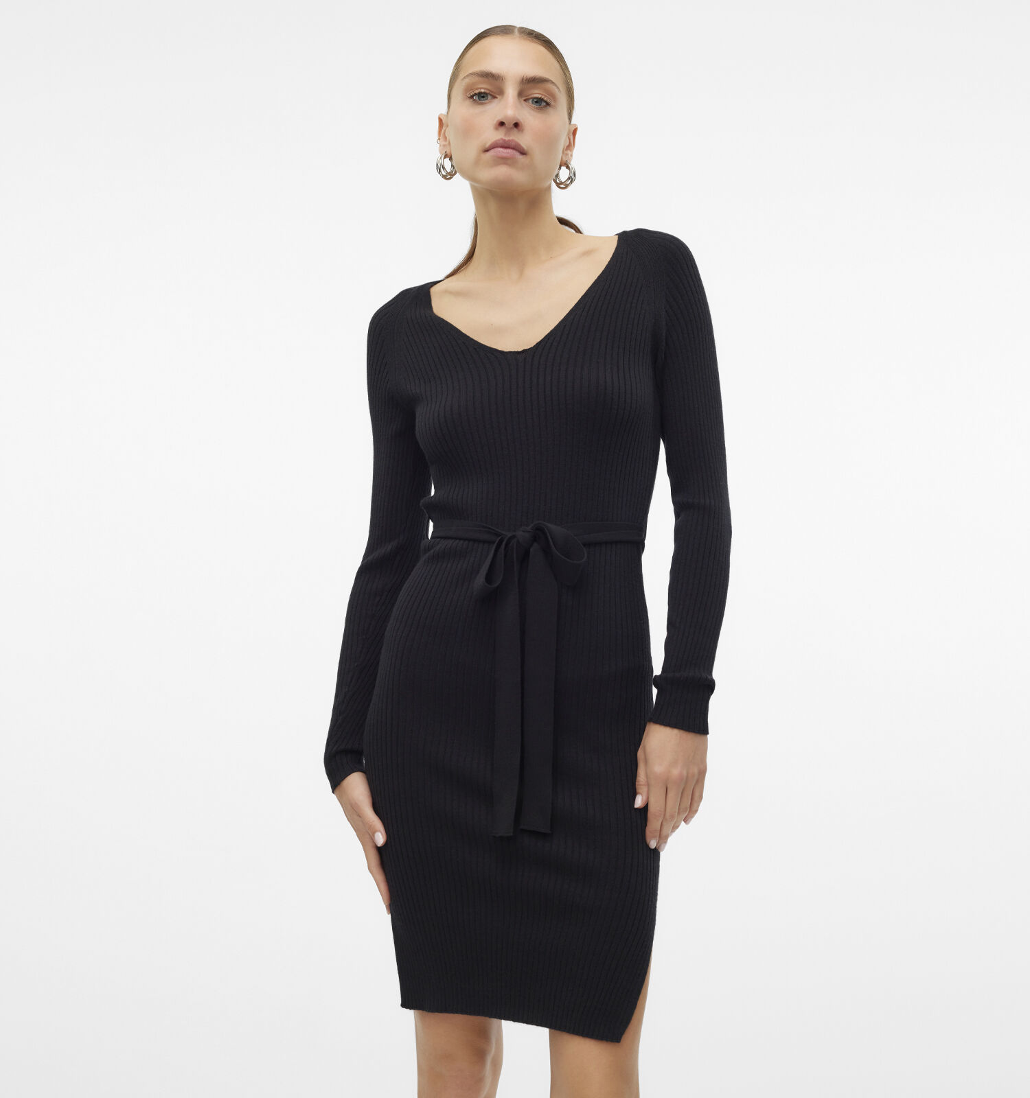 Robe noir crayon outlet