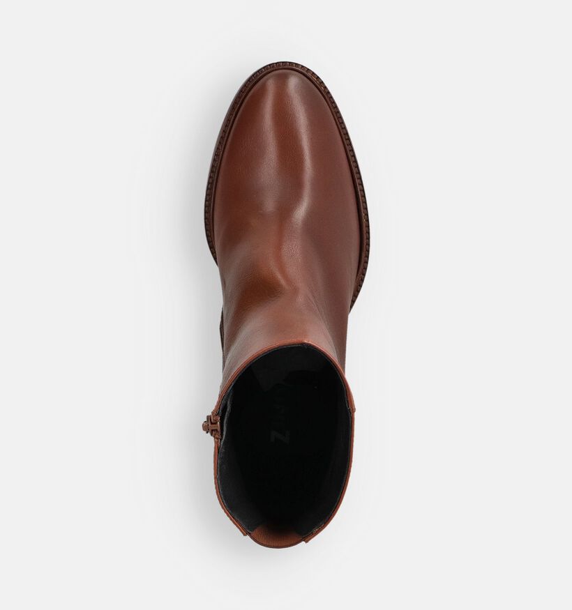 Zinda Bottines en Cognac pour femmes (364403)