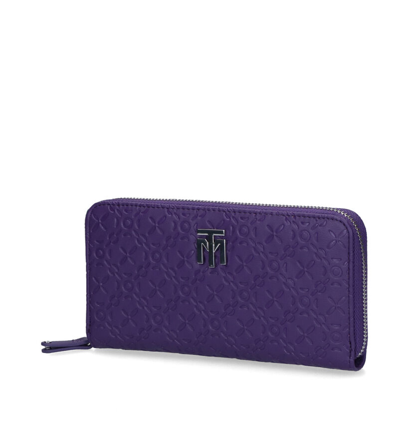 Marco Tozzi Porte-monnaie zippé en Violet pour femmes (317733)