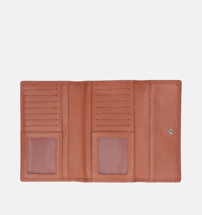 Label M Porte-monnaie à rabat en Marron pour femmes (349925)