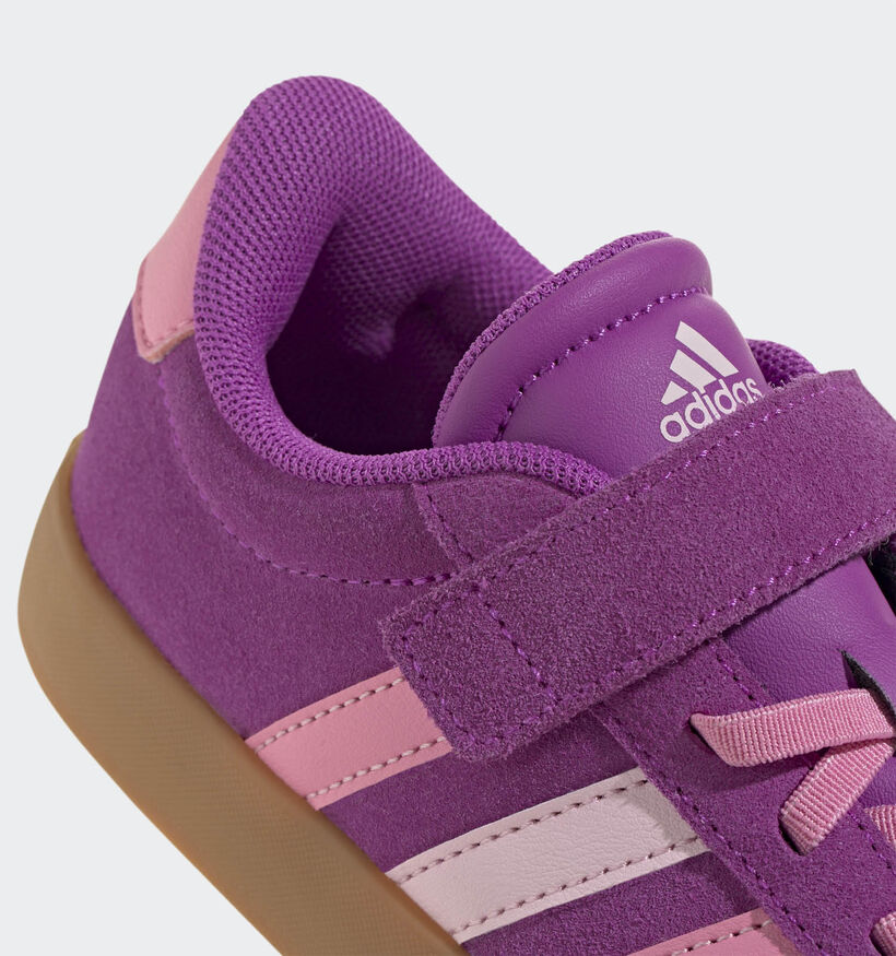 adidas Court 3.0 Paarse Sneakers voor meisjes (350139)