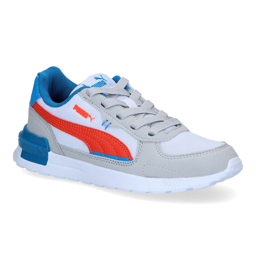 Puma Graviton Grijze Sneakers voor jongens (307184) - geschikt voor steunzolen