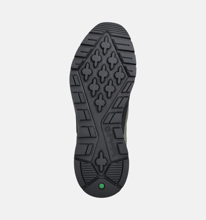 Timberland Euro Grid Baskets Mid en Vert/Noir pour hommes (378145) - pour semelles orthop&eacute;diques