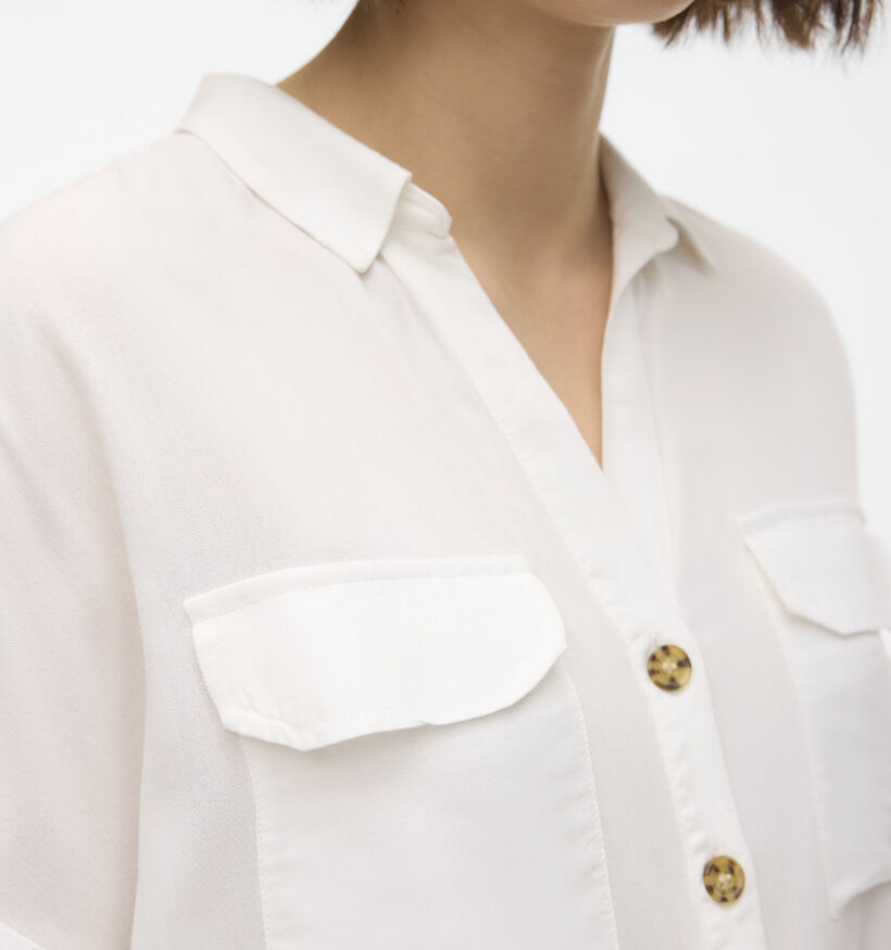 Vero Moda Bumpy Witte Blouse voor dames (369429)