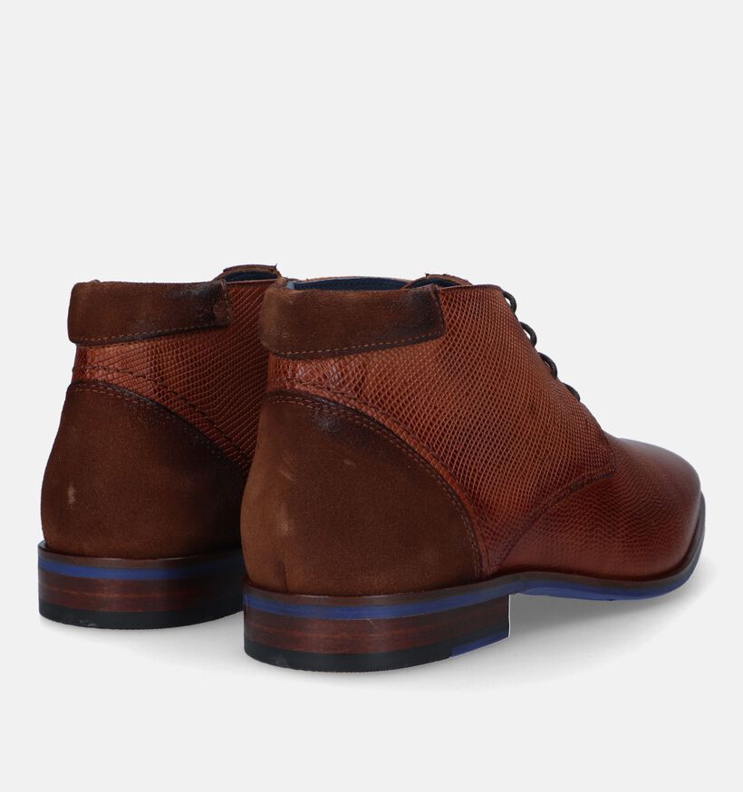 Berkelmans Sarvar Chaussures habillées en Cognac pour hommes (331388) - pour semelles orthopédiques