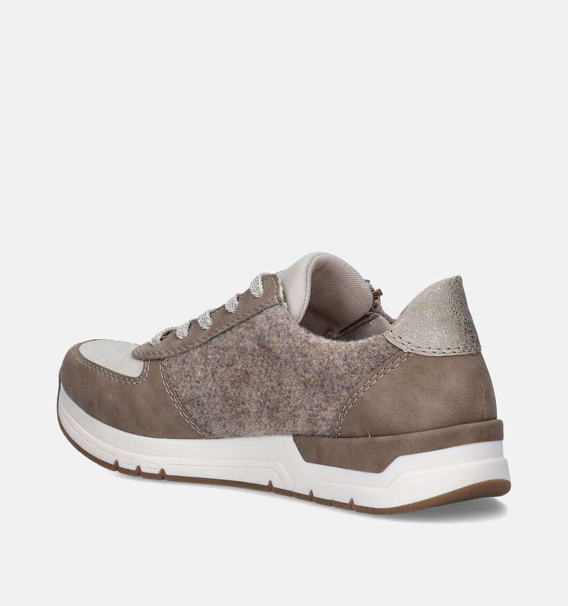 Rieker Roze Sneakers voor dames (351241) - geschikt voor steunzolen