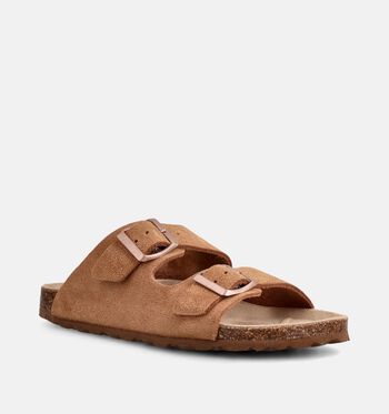 Milo & Mila Nu-pieds Beige/Marron