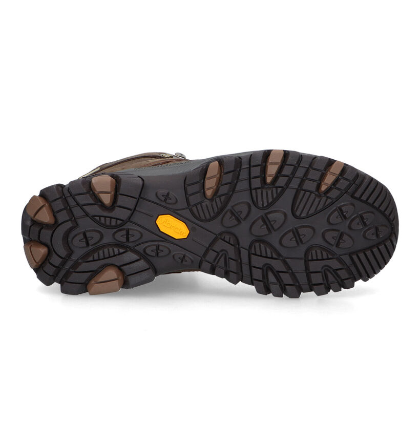 Merrell Moab Adventure 3 Chaussures de randonn&eacute;e en Cognac pour hommes (310187) - pour semelles orthop&eacute;diques
