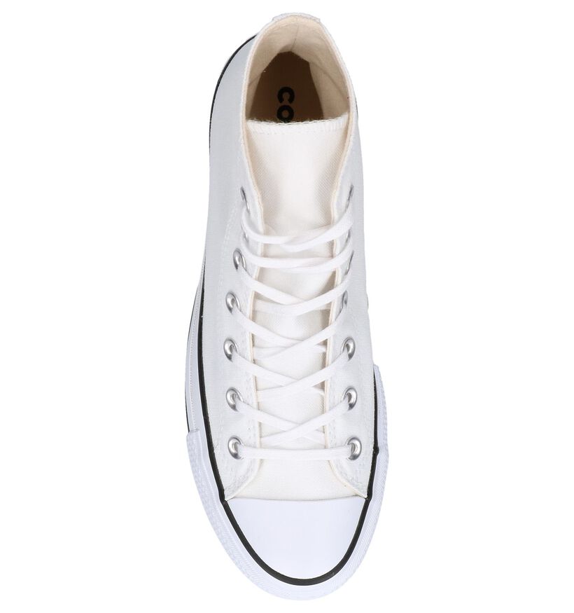 Converse CT All Star Lift Beige Sneakers in stof (300154)