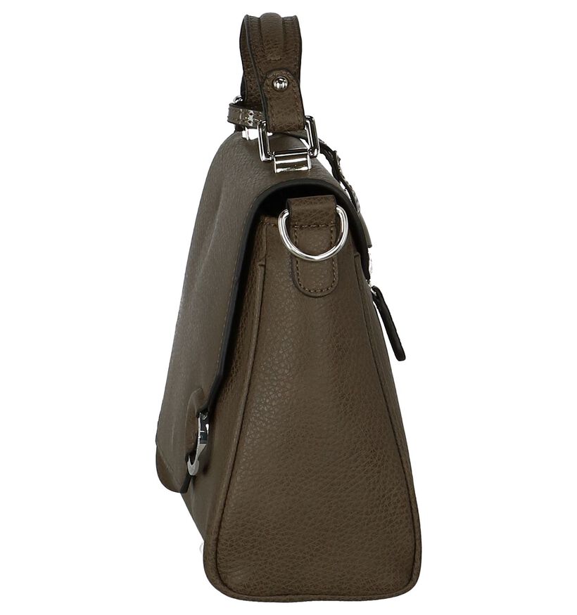 Taupe Crossbody Tas Laurent David Camille in imitatieleer (230061)