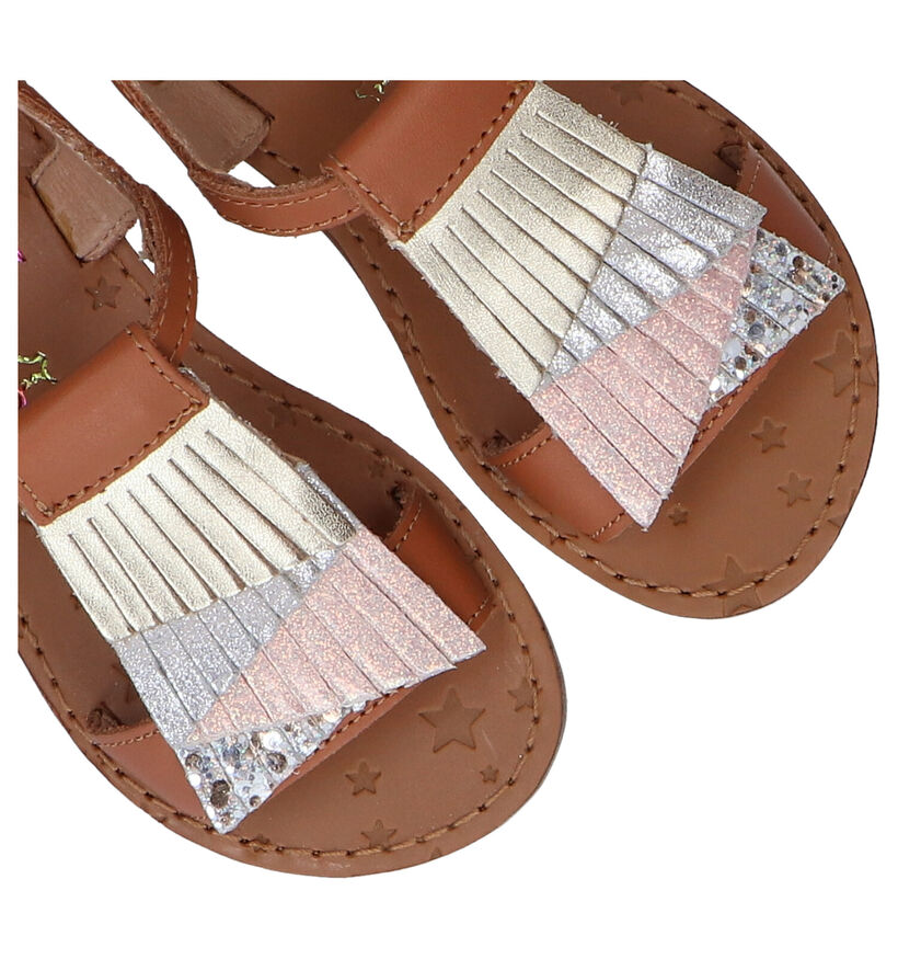 Shoo Pom Happy Falls Cognac Sandalen voor meisjes (288592)