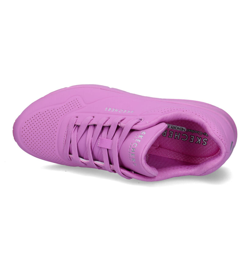 Skechers Uno Stand On Air Roze Sneakers voor dames (321382)