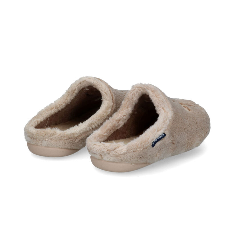 River Woods Ivy Pantoufles en Beige en textile (317194)